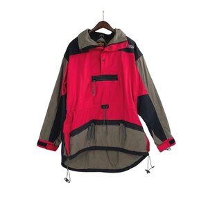 Boulder Gear Unisex L Waterproof Jacket Hooded Outdoor Solar Lock Oxford 2000